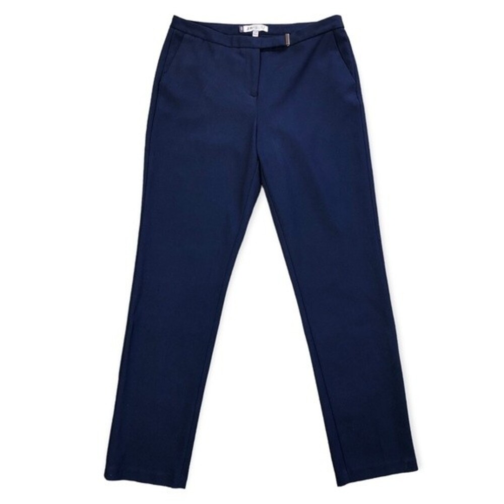 Jennifer Lopez Navy Blue Cropped Dress Pants